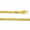 14Kt Yellow Gold Puff Box Chain 200